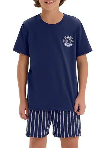 Pijama Infantil Menino Curto Cor com Amor 2060073