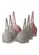 Kit com 3 Sutiãs com Aro e Bojo Liz 51381 Taça D