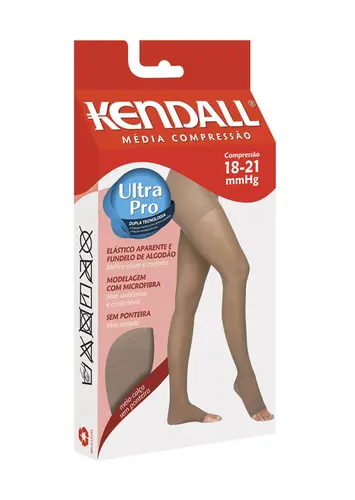 Meia Calça Kendall Média Compressão sem Ponteira