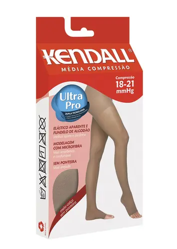 Meia Calça Kendall Média Compressão sem Ponteira