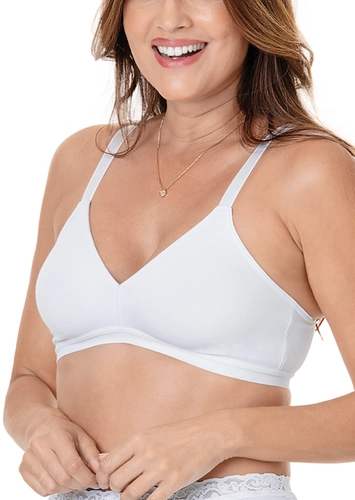 Sutiã sem Aro e sem Bojo Secret Cotton Demillus 61052 Taça B