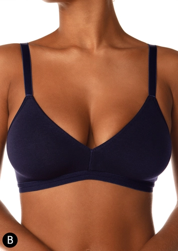 Sutiã sem Aro e sem Bojo Secret Cotton Demillus 61052 Taça B