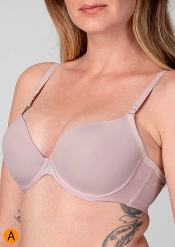 Sutiã com Aro e Bojo Push Up Liz 51690 Taça A
