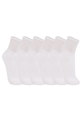 Kit 6 Pares de Meias Esportiva Cano Médio Trifil 8720