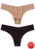 Kit com 2 Calcinhas Fio Dental Bonjour Kt37870