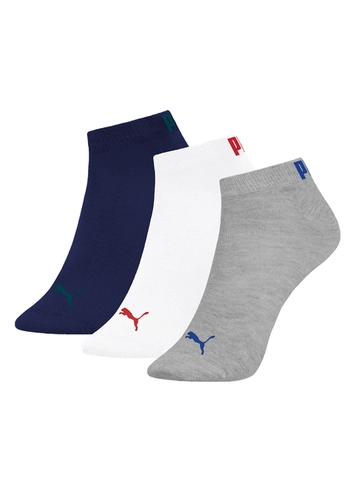 Kit 3 Pares de Meias Cano Curto Puma 4520-001