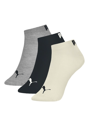 Kit 3 Pares de Meias Cano Curto Puma 4520-001