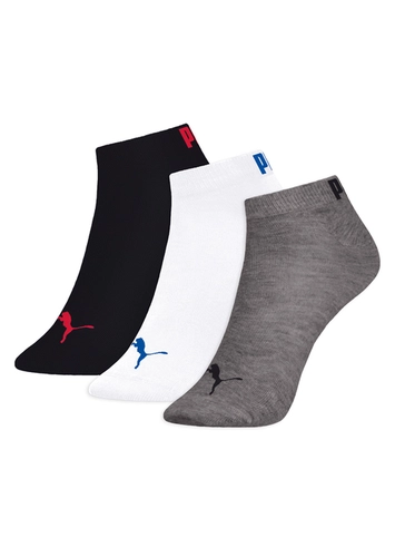 Kit 3 Pares de Meias Cano Curto Puma 4520-001