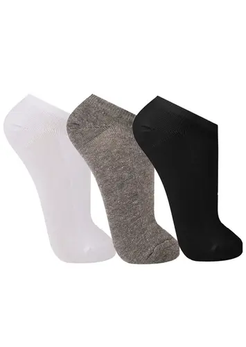 Kit 3 Pares de Meias Esportiva Invisível Trifil 7064