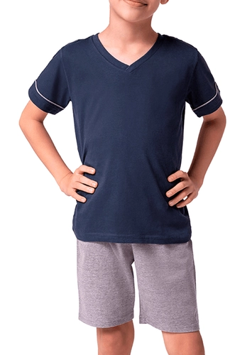 Pijama Infantil Menino Curto Lupo 20000-002