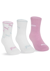 Kit 3 Pares de Meias Infantil Cano Longo Puma 2730-001