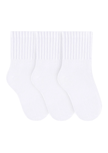 Kit 3 Pares de Meias Infantil Cano Médio Selene 2370-001