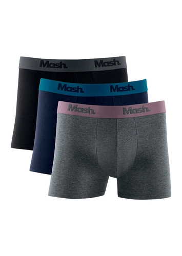 Kit com 3 Cuecas Boxer Mash 110.16