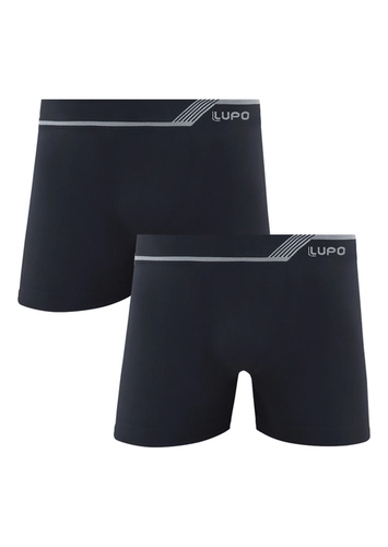 Kit com 2 Cuecas Boxer Lupo 436-088