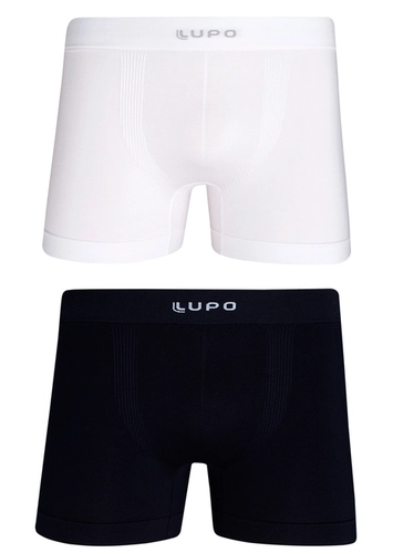 Kit com 2 Cuecas Boxer Lupo 436-088