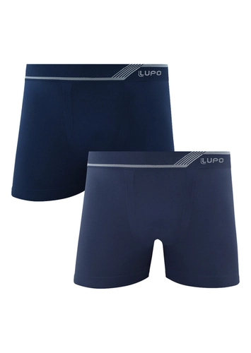 Kit com 2 Cuecas Boxer Lupo 436-088