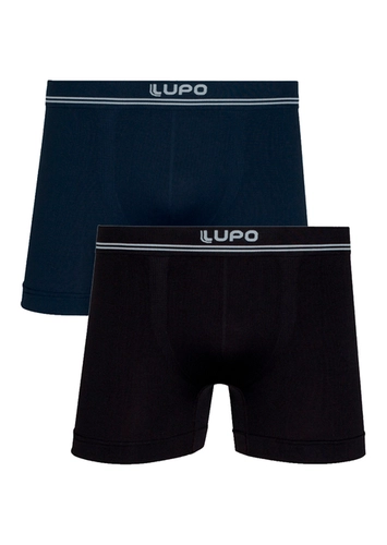 Kit com 2 Cuecas Boxer Lupo 436-088
