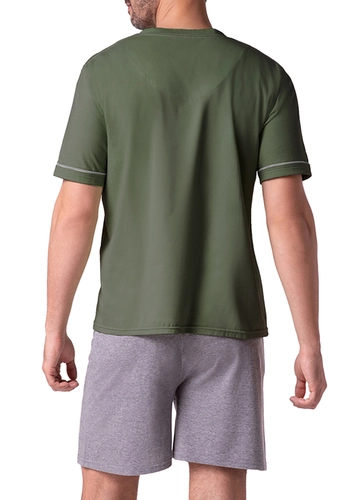 Pijama Masculino Curto Lupo 28000-001