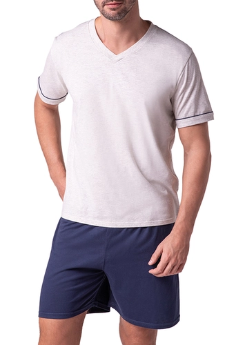 Pijama Masculino Curto Lupo 28000-001
