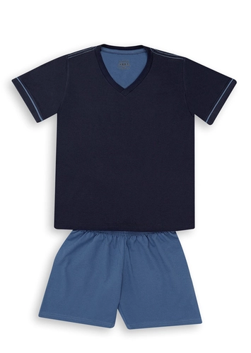 Pijama Masculino Curto Lupo 28000-001