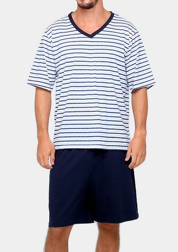 Pijama Masculino Curto Lupo 28021-001