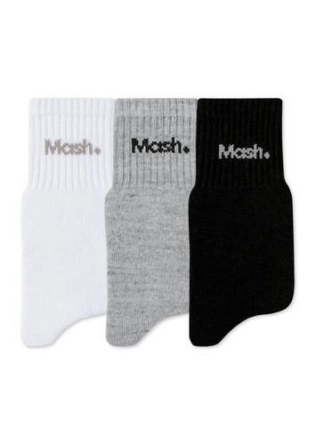 Kit 3 Pares de Meias Cano Curto Mash 202.05