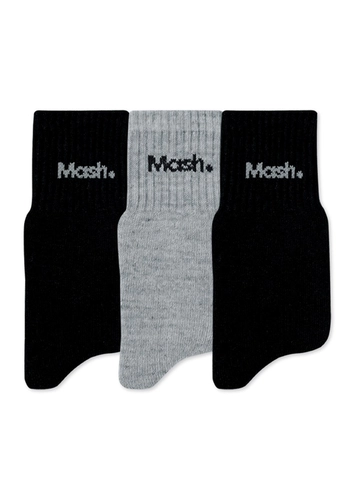 Kit 3 Pares de Meias Cano Curto Mash 202.05