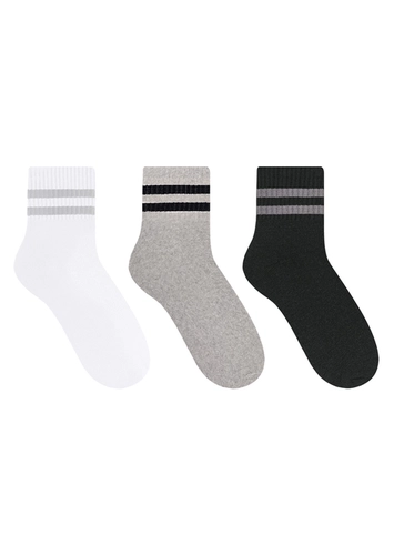 Kit 3 Pares de Meias Cano Curto Selene 4365-001