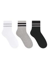 Kit 3 Pares de Meias Cano Curto Selene 4365-001