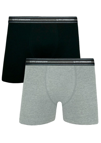 Kit com 2 Cuecas Boxer Lupo 523-088