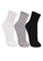Kit 3 Pares de Meias Esportiva Cano Médio Trifil 8721