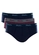 Kit com 3 Cuecas Slip Mash 010.04