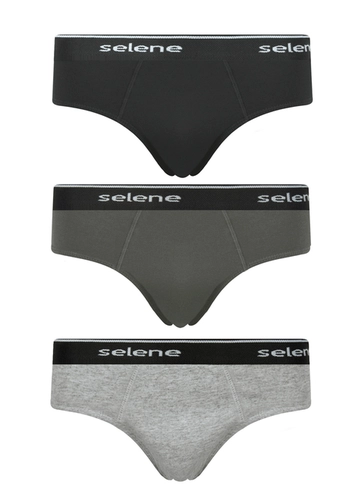 Kit com 3 Cuecas Slip Selene 11900-001