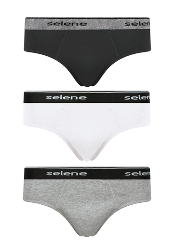 Kit com 3 Cuecas Slip Selene 11900-001