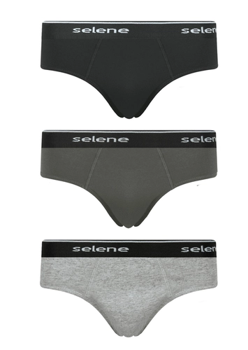 Kit com 3 Cuecas Slip Selene 11900-001