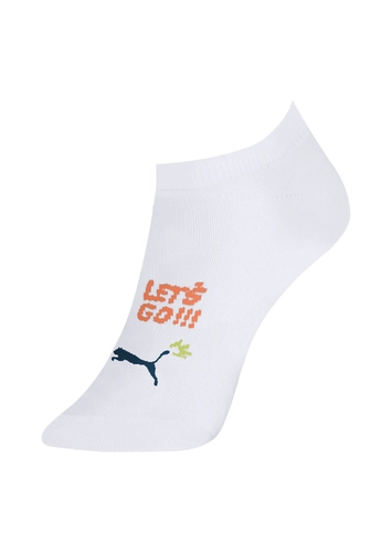 Kit 2 Pares de Meias Infantil Cano Curto Puma 2755-002/001