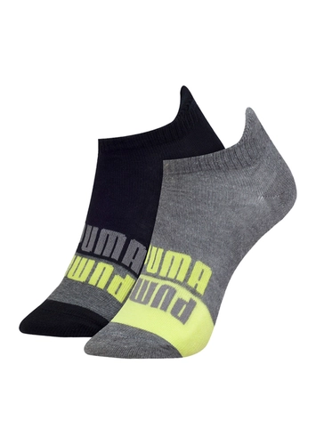 Kit 2 Pares de Meias Infantil Cano Curto Puma 2755-002/001
