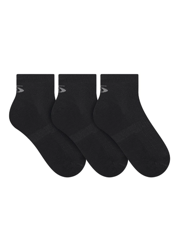 Kit 3 Pares de Meias Esportivas Cano Curto Selene 4310-001/002