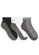 Kit 3 Pares de Meias Esportivas Cano Curto Selene 4310-001/002