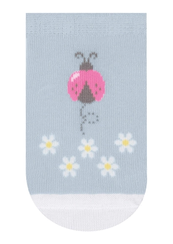 Kit 3 Pares de Meias Bebê Cano Curto Selene 1360-001