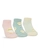 Kit 3 Pares de Meias Bebê Cano Curto Selene 1360-001