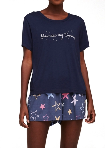 Pijama Feminino Curto Hering 7byq