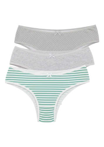 Kit com 3 Calcinhas Tanga Malwee 1000090636