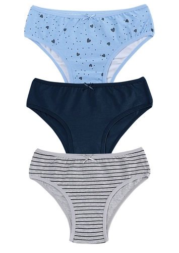 Kit com 3 Calcinhas Tanga Malwee 1000090636