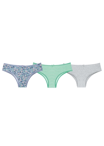 Kit com 3 Calcinhas Tanga Malwee 1000090636