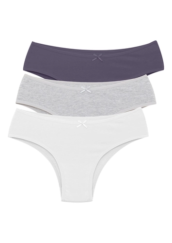 Kit com 3 Calcinhas Tanga Malwee 1000090636