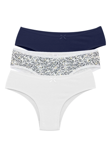 Kit com 3 Calcinhas Tanga Malwee 1000090636