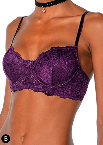 Sutiã com Aro e sem Bojo Candy Baby Demillus 64291 Taça B