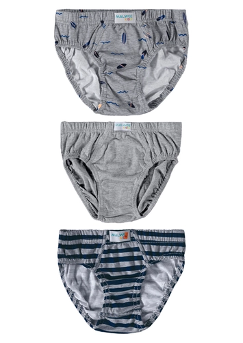 Kit com 3 Cuecas Infantil Slip Malwee 1000090623