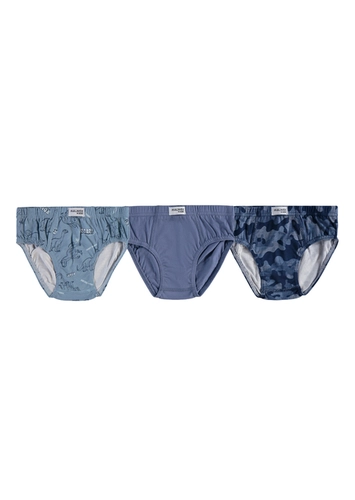 Kit com 3 Cuecas Infantil Slip Malwee 1000090623 loading=